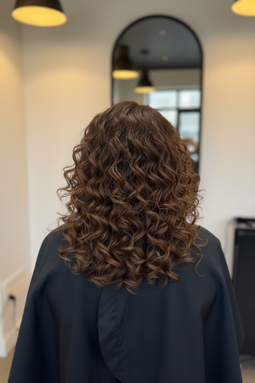 Permanent Curls Mid-Length Hair at Beauty Emporio Salon