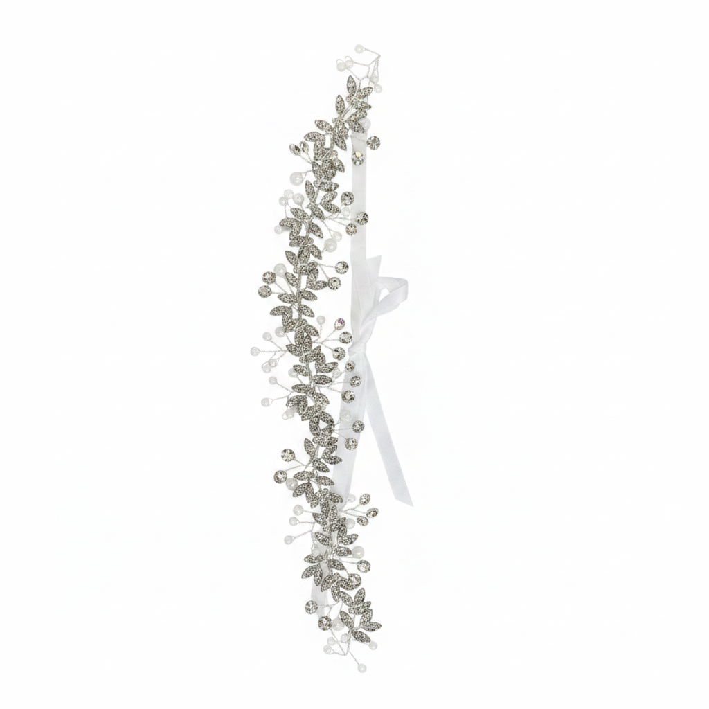 Bridal Hair Vine fondo blanco