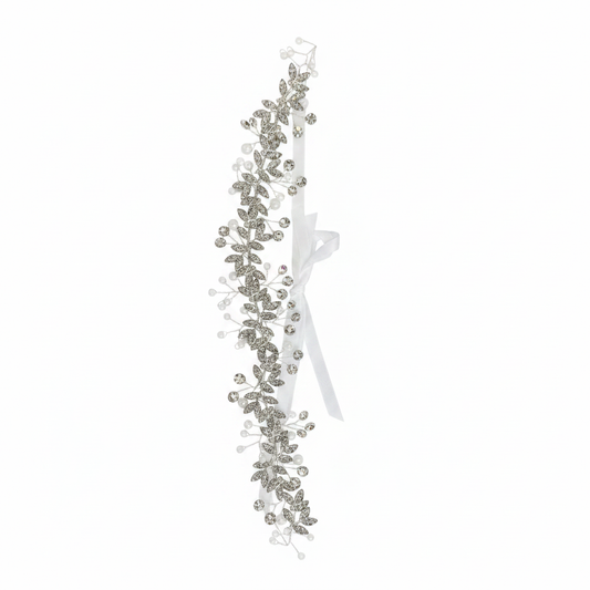 Bridal Hair Vine fondo blanco