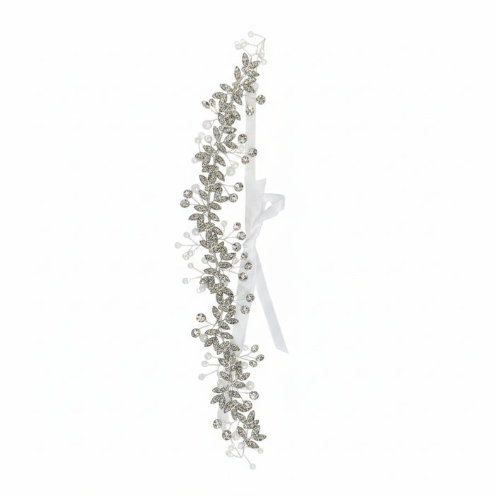 Bridal Hair Vine fondo blanco