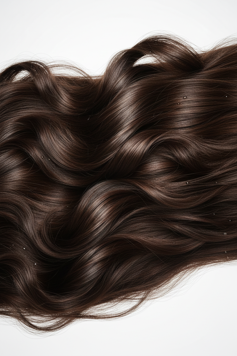 Silky hydrated hair with body and movement