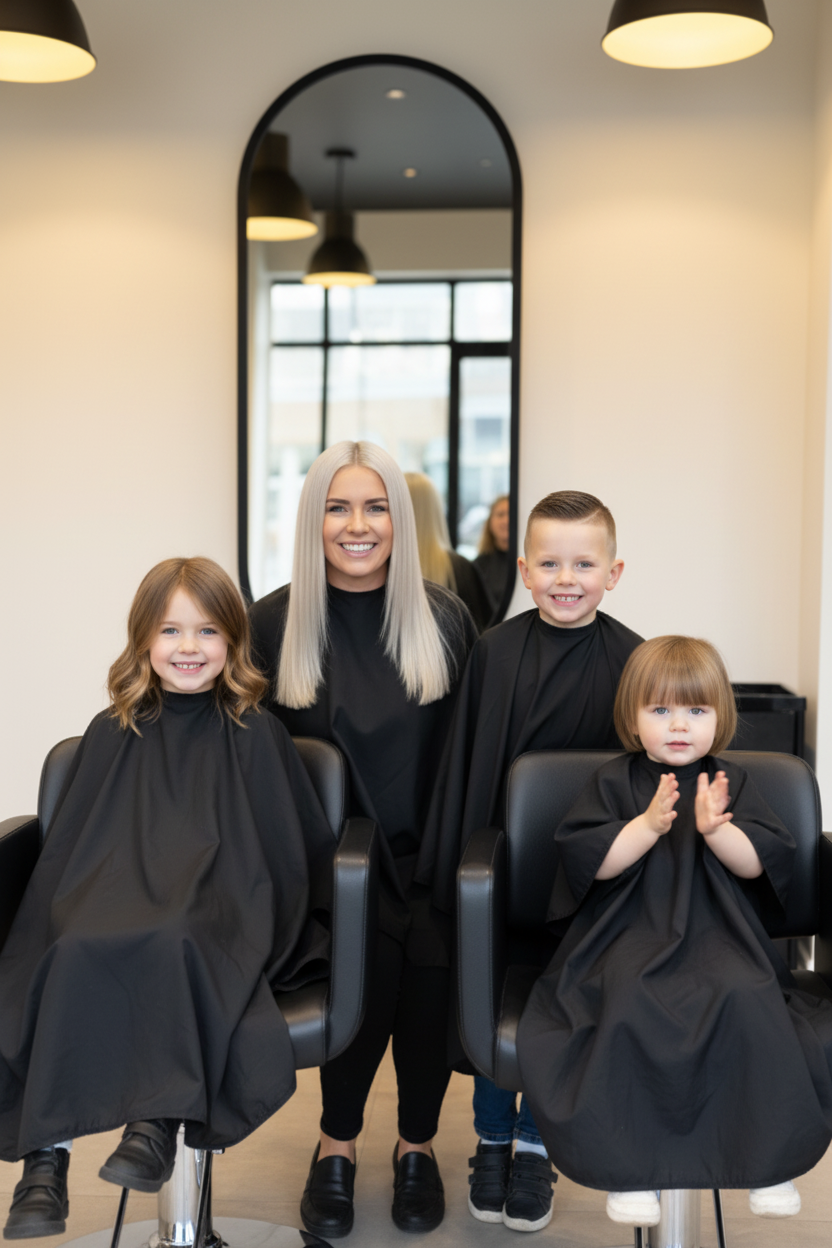 Family Combo 3 Parent and 3 Children at Beauty Emporio Salon