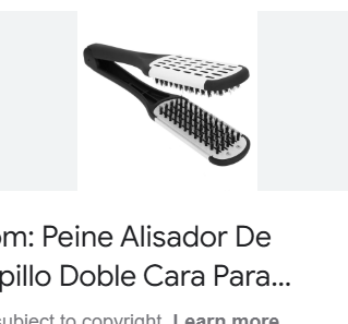 Double-Sided Straightening Brush Comb Beauty Emporio