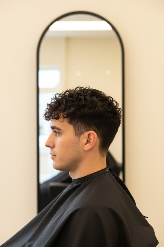 Permanent Curls Short Hair Gent at Beauty Emporio Salon